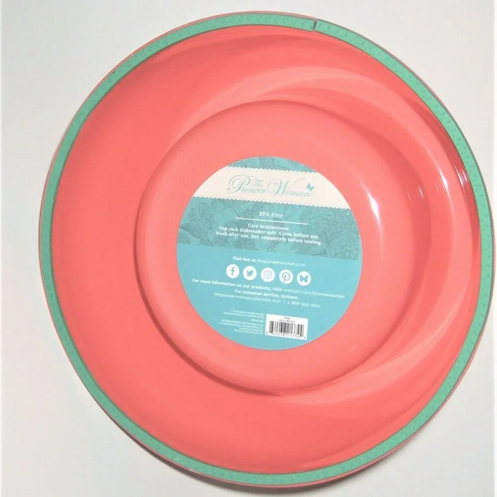 Pioneer Woman Pet Bowl Breezy Blossom Floral Medium 22oz Melamine Dog Cat Dish